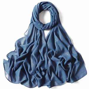 Wholesale Trendy Fashion Low Price Stylish Muslim Autumn Cotton Long <b>Chiffon</b> Hijab <b>Scarf</b> for Women - Product Image 5