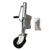 Remorque de cric de roue jockey alimentée par roue jockey de 2000 lb avec poignée de vent supérieure