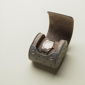 Caja de Reloj de Lujo Personalizada para Parejas, con Cierre, Organizador, Estilo <span class=keywords><strong>Flip</strong></span>, en Cuero Sintético de Avestruz, para Regalo - Product Image 1