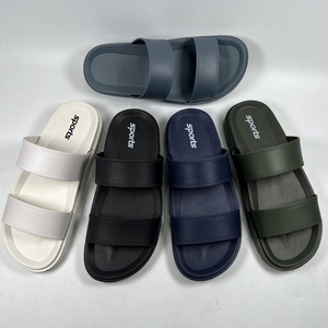 Olicom 더블 스트랩 슈퍼 소프트 슬라이드 비치 사용자 정의 슬라이드 로고 여름 멋진 슬리퍼 Chancletas 사용자 정의 슬라이드 남성 - Product Image 2