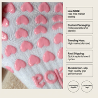 Chaussettes de yoga et de Pilates pour femmes, respirantes, en nylon et élasthanne, antidérapantes, en silicone, mi-hautes, à cinq doigts, OEM