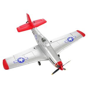 CQZNRC FX9501 Avión de Combate <span class=keywords><strong>RC</strong></span> <span class=keywords><strong>P51</strong></span> Mustang 2.4G, Modelo de Avión de Guerra de Espuma EPP de 4 Canales, Planeador Volador sin Escobillas con Giroscopio de 6 Ejes, RTF - Product Image 6