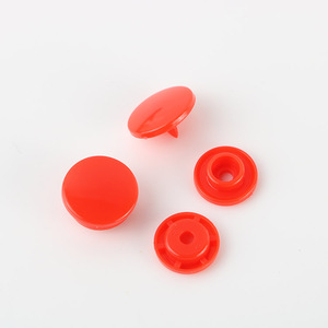 Rond Sans Nickel Fantaisie <span class=keywords><strong>Vêtements</strong></span> Caché bouton pression en plastique 12mm - Product Image 1