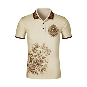 Camiseta de <span class=keywords><strong>Golf</strong></span> Unisex con Sublimación Completa, Malla Transpirable, <span class=keywords><strong>Ropa</strong></span> Casual, Logotipo Personalizado en la Parte Delantera, 100% Poliéster para Hombre - Product Image 1