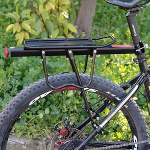 YOUME铝合金自行车行李架重型MTB自行车架自行车包后架，载重50公斤 - Product Image 6