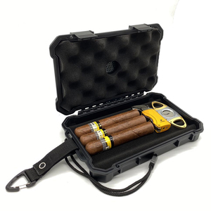 Only for sample Cigar Box Wholesale Price Custom Cigar Box With Digital Hygrometer Cigar Humidor