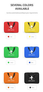 Kit de premiers soins médicaux de camping, personnalisé, boîte de voyage complet, kit d'urgence pour le sport, étanche, avec logo fournitures, ensemble de sacs portables - Product Image 6