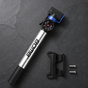 Pompe à vélo en aluminium BOMB 130-160 PSI, outil de gonflage manuel avec manomètre pour vélo de montagne - Product Image 1