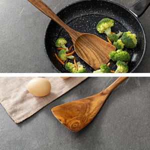 إكسسوارات مطبخ بسعر مناسب أدوات طبخ أواني مطبخ خشبية أواني طهي أواني خشبية مجموعة أدوات أدوات خشبية صندوق ألوان 20 + G - Product Image 6