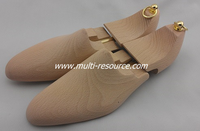 Chaussures européennes complètes en bois de hêtre sur mesure, arbres à chaussures creux avec anneau-ST09T
