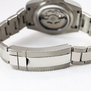 Montre de sport pour garçon, montre mécanique automatique de haute qualité, résistante à l'eau, en acier inoxydable argenté, fabricant de montres OEM Chine - Product Image 5