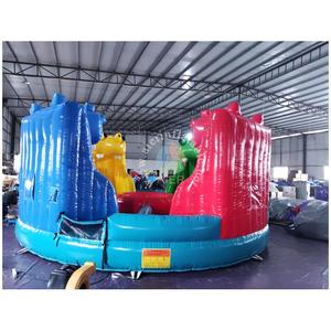상업용 PVC 풍선 하마 게임 점퍼 캐슬 어린이 및 성인용 실내외 인터랙티브 경쟁 게임 - Product Image 4