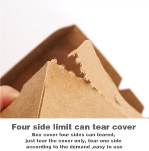 Cajas de Papel Kraft <span class=keywords><strong>para</strong></span> Alimentos, Aptas <span class=keywords><strong>para</strong></span> Llevar, Desechables <span class=keywords><strong>para</strong></span> Restaurantes, Cajas <span class=keywords><strong>para</strong></span> Empacar Alimentos <span class=keywords><strong>para</strong></span> Llevar, Caja <span class=keywords><strong>para</strong></span> <span class=keywords><strong>Comida</strong></span> <span class=keywords><strong>para</strong></span> Llevar - Product Image 4