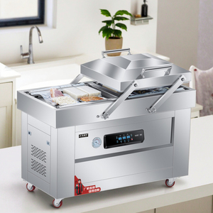 Máquina de Envasado al Vacío Automática Eléctrica de Doble Cámara de Alta Eficiencia para Alimentos, Productos Químicos, Líquidos, Pastas, Bolsas de Cocina, Papel de Aluminio y Cajas - Product Image 1