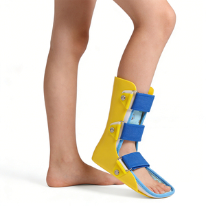 Estabilizador de Tobillo Pediátrico Ligero con Cierre Ajustable de Gancho y Bucle, Dispositivo de Fijación para Fracturas de Pie en Niños, Forro de Algodón Suave - Product Image 4