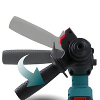 Marteau électrique sans balais rechargeable, perceuse à percussion multifonctionnelle de qualité industrielle, outil de démolition électrique haute puissance