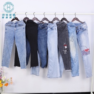Venta al por Mayor de Fábrica, Jeans de <span class=keywords><strong>Segunda</strong></span> <span class=keywords><strong>Mano</strong></span> para Mujer, los Más Baratos, Estilo Mixto, Casual, Verano, Productos a Precio de Oferta, Ropa Usada para Mujer - Product Image 2