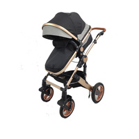 EN1888 Vente de gros Poussette 2 en 1 de bonne qualité Landau pour bébé pas cher avec siège auto