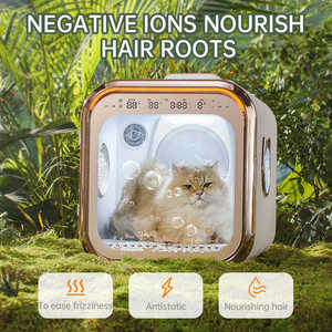 ห้องอบแห้งสัตว์เลี้ยงขนาด 67 ลิตร ดีไซน์ทันสมัย หรูหรา เป็นมิตรกับสิ่งแวดล้อม ป้องกันแบคทีเรีย ทนทาน ผลิตจากพลาสติก ABS ออกแบบสำหรับสุนัขและแมว ขายส่ง รับผลิตแบบ OEM ODM - Product Image 5