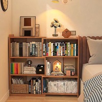 Étagère de rangement pliable en bois massif pour le salon et l'hôtel Bureau pour enfants Design moderne Casiers de bureau peu encombrants