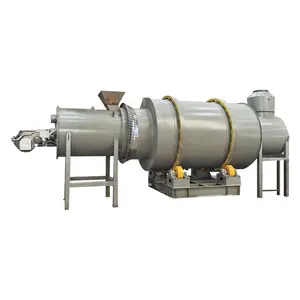 Three Drums Rotary Dryer For Coal Ash Triple Pass Rotary Drying Machine Industrial Dryer