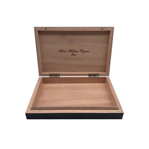 Caja de madera para cigarros, de cedro, rectangular, 40 mm, a prueba de humedad, para almacenamiento de cigarros - Product Image 1