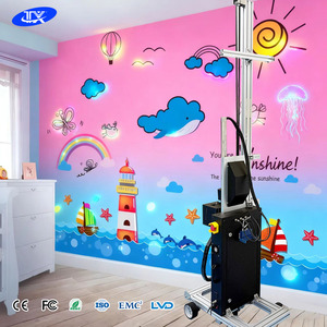 Máquina de Impresión Automática Vertical y Horizontal 2 en <span class=keywords><strong>1</strong></span>, Impresora de Pared y Piso, 50 <span class=keywords><strong>cm</strong></span>/s de Velocidad Rápida para Concreto, Azulejos, Madera - Product Image 4