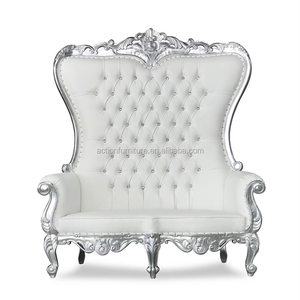 Chaises de <span class=keywords><strong>mariage</strong></span> en acier inoxydable, de luxe, haute qualité, chaises game King et Queen - Product Image 6