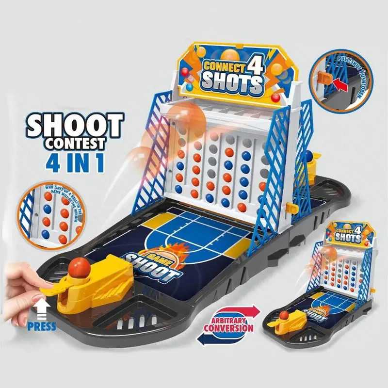 इंटरैक्टिव खिलौने बच्चों के बास्केटबॉल शूटिंग खिलौना मिनी टेबलटॉप बास्केटबॉल गेम