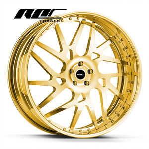Jantes forgées Roc Custom Rose Gold Chrome Twisted Maglia 22, 24, 26 pouces, 2/3 pièces, 5x120.65, 5x127 pour Chevy Caprice - Product Image 4