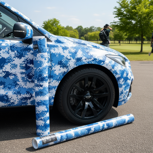 Película para coche M0336 de 1.52x1.8m con diseño de camuflaje para decoración de la carrocería del vehículo - Product Image 3