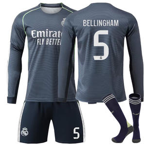 Completi da Calcio Estivi a Maniche Lunghe 2025/26 con Ronaldo N.7, Vinicius N.10, Mbappé N.5 - Product Image 4