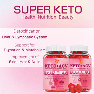 Gummies Keto ACV à Marque Blanche avec Poudre de Vinaigre de Cidre de Pomme et Poudre de Jus de Grenade pour Accélérer les Réactions Chimiques - Product Image 5