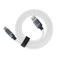 Kabel Data tipe-c, pengisian daya Cepat 120W tembaga murni & silikon untuk perangkat mikro USB iPhone iPad Android
