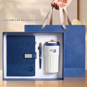 Coffret Cadeau d'Affaires en Gros : Carnet Personnalisé avec Stylo et Bouteille d'Eau 3-en-1 pour Fournitures de Bureau – Lot d'Entreprise en Vrac - Product Image 1