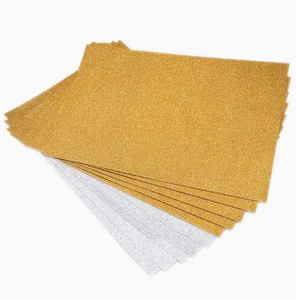 Papier cartonné pailleté doré nacré A4 250g avec poudre d'or fine pour emballage cadeau DIY et scrapbooking - Product Image 2