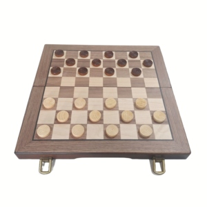 Scacchiera Magnetica Pieghevole in Legno da 12 Pollici 2-in-1 per Scacchi Internazionali e <span class=keywords><strong>Dama</strong></span> - Vendita all'Ingrosso - Product Image 4