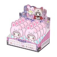 Figurines miniatures en PVC tendance BOP TOYS QUBII - Série Château Animalier Jour & Nuit - Boîte mystère complète - Échelle 1/12 - Ornements de présentation