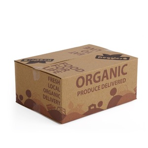 Custom Printing Regular Extra Large Big Corrugated Slotted Carton Courier Grocery Delivery Boxes Dilivery Shipping Boxes