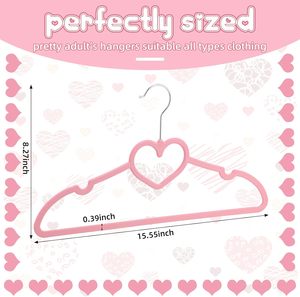 Plastic Non Slip Eco-friendly Multifunction Coat <b>Hangers</b> Ultra Thin Space Saving Heart Shaped Wardrobe Clothing Organizer - Product Image 2