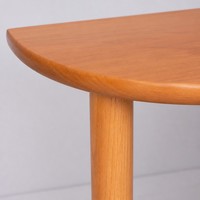 Table en bois demi-ronde Chuangjin 120 cm, bureau d'activités Montessori pour salle de classe, hauteur réglable 40-55 cm, fournisseur en gros