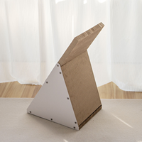 Produits tendance 2025 nouveautés pour animaux de compagnie dernières interactives en forme de L chat griffoir maisons protecteur Premium chat planche à gratter
