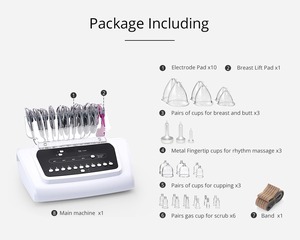 Máquina de Electroestimulación Muscular Au-33J4 para Levantamiento de Glúteos con Terapia de Vacío y Masaje, Máquina para Aumento de Senos - Product Image 4