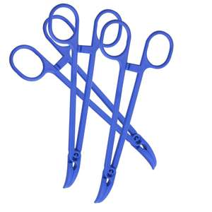 คีมห้ามเลือดพลาสติกทางการแพทย์,คีมปากโค้งยาวคีมปากกว้างที่หนีบฟองน้ำสำหรับใช้ในการผ่าตัด - Product Image 4