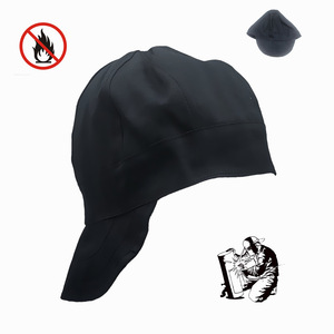 <span class=keywords><strong>Cappello</strong></span> da Saldatura Resistente alle Fiamme in Cotone, Copricapo per Saldatori ed Elettricisti, Adatto alla Maggior Parte dei Caschi da Saldatura - Product Image 3