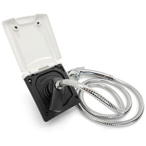 Rv Cold Hot Water Shower Set With Flexible Hose Marine Embedded Wall <b>Mount</b> <b>Spray</b> Head - Product Image 1