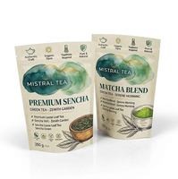 Sachet refermable personnalisé avec logo, vide, en aluminium, anti-humidité, pour thé en vrac, aliments pour animaux, lait