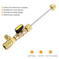 1/4 ''5/16'' professionnel HAVC vanne noyau connexion Valve noyau dissolvant installateur ensembles d'outils multi-application pour climatiseur