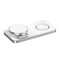 Cargador Inalámbrico Plegable Multifunción 3 en 1, Estación de Carga Rápida de 15W de Fábrica
