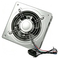 Ventilateur axial portable monophasé avec poignée, pour sous-sol, garage, petit atelier, souffleur de ventilation, ventilateur d'évacuation industriel